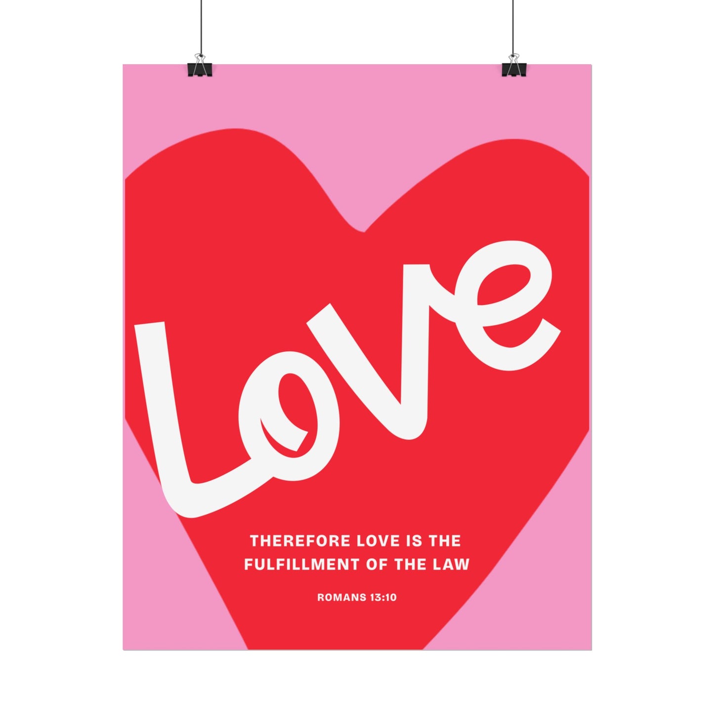 fulfillment of the law poster