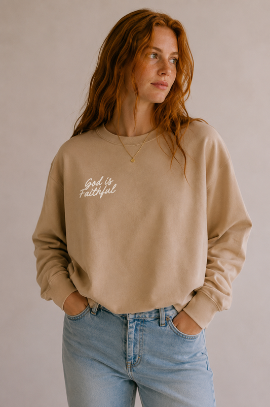 god is faithful sweatshirt