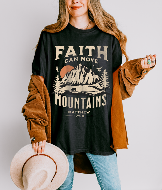 faith can move mountains ✨ comfort colors