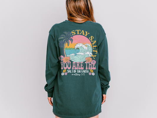 you are the salt of the earth long sleeves tee