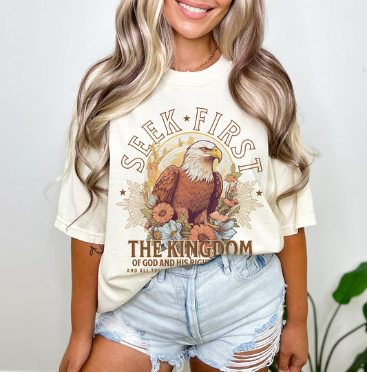 seek first the kingdom ✨ comfort colors