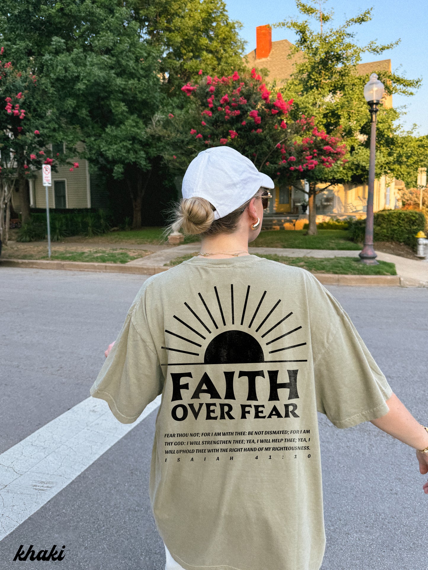 faith over fear ✨ comfort colors