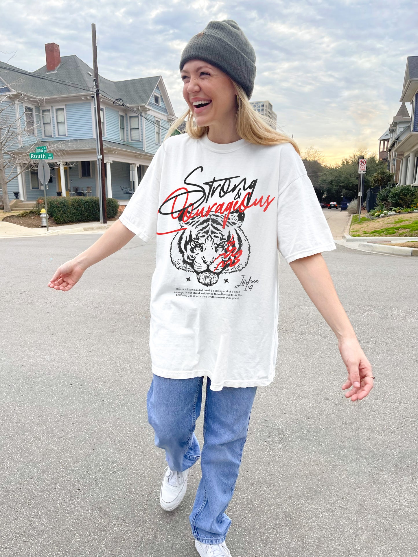 strong & courageous ✨ comfort colors