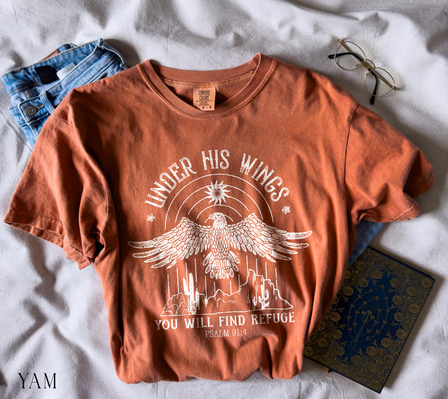 under his wings ✨ comfort colors