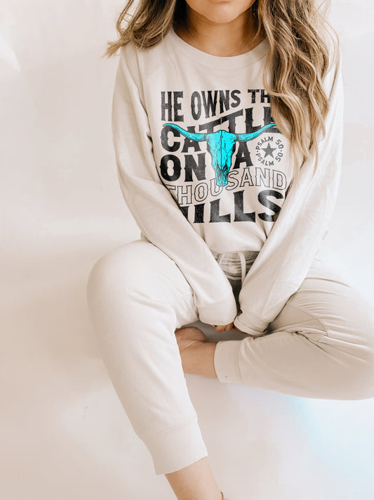 he owns the cattle on a thousand hills