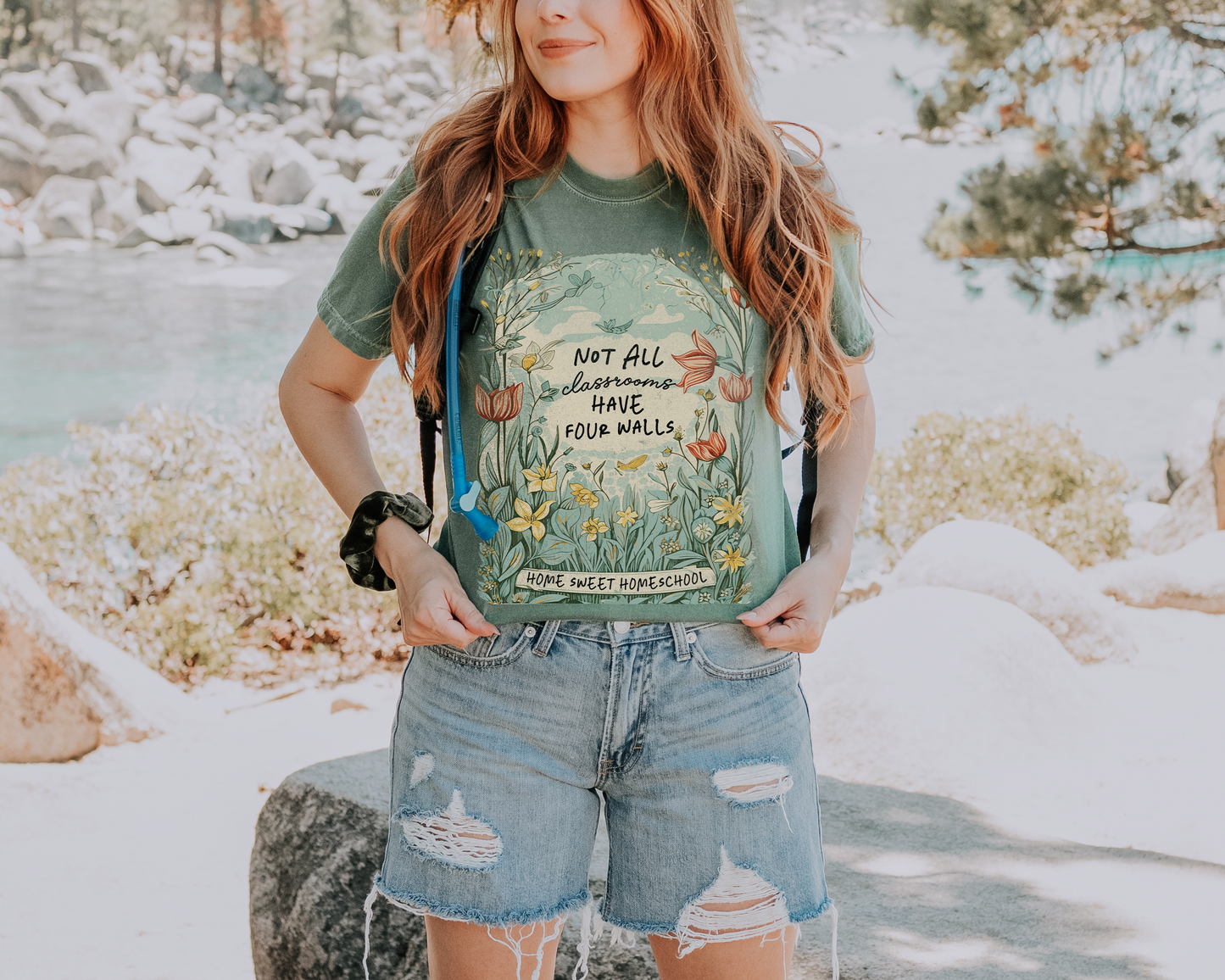 not all classrooms have four walls ✨ comfort colors