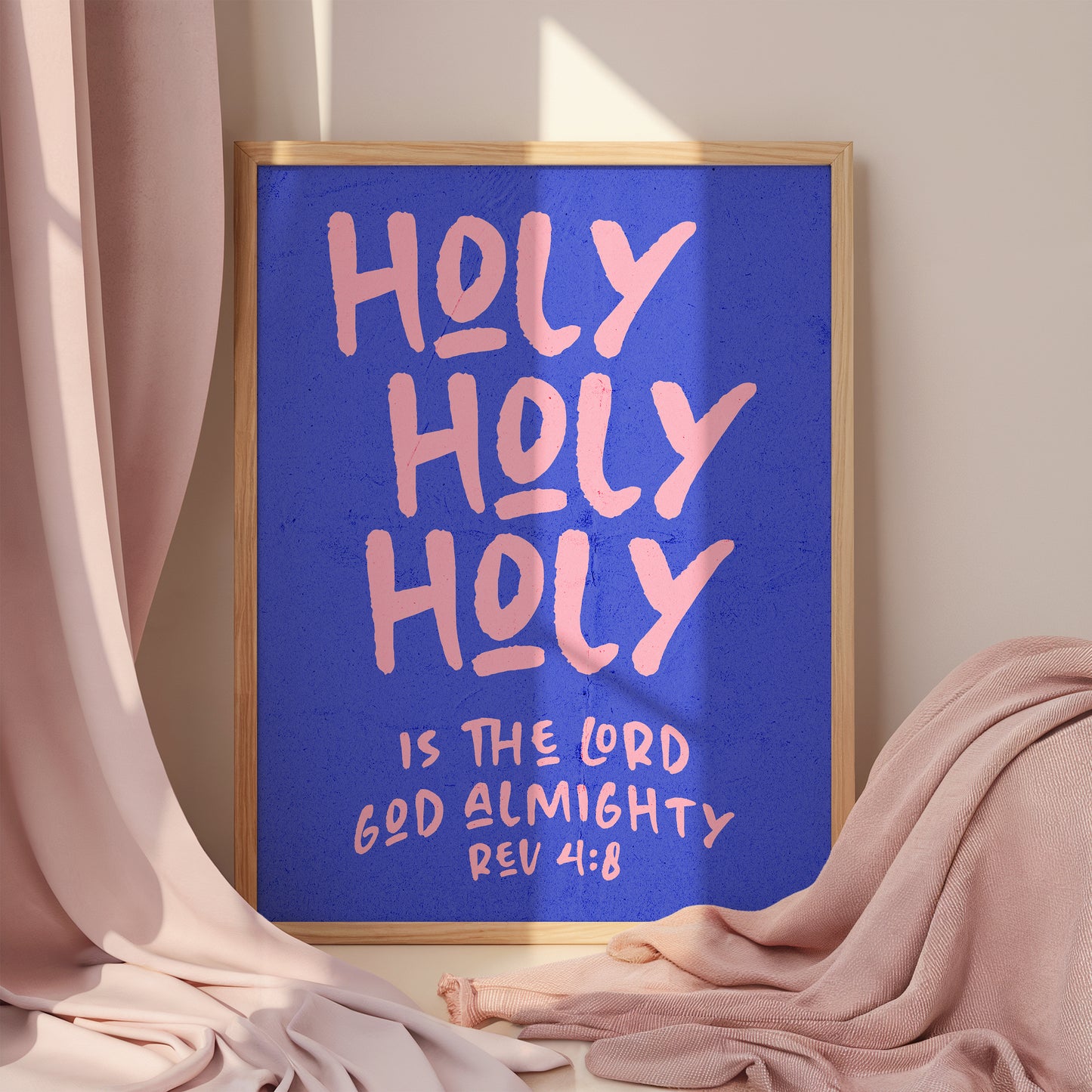 holy is the lord almighty poster