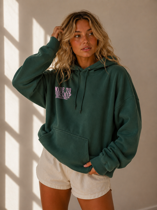 made to worship hoodie