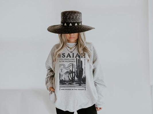 isaiah 43:19 sweatshirt