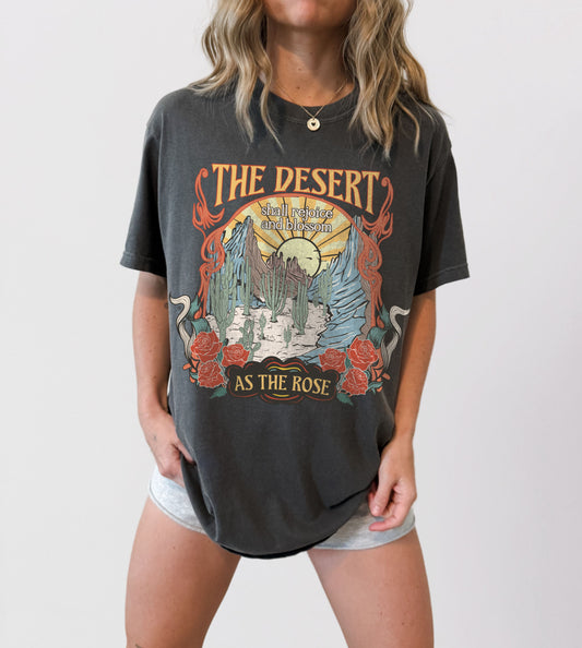 the desert shall rejoice and blossom as the rose