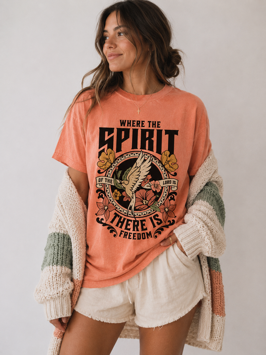 where the spirit of the lord is there is freedom shirt