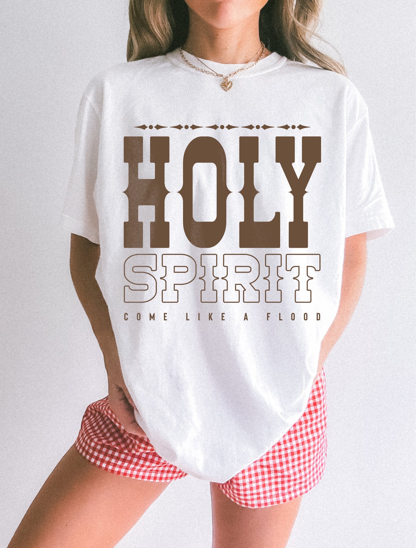 holy spirit come like a flood tee