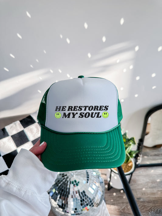 he restores my soul