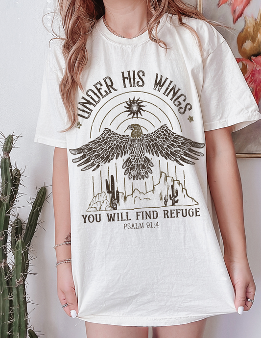 under his wings ✨ comfort colors