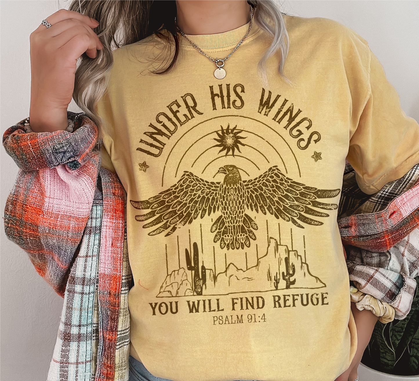under his wings ✨ comfort colors