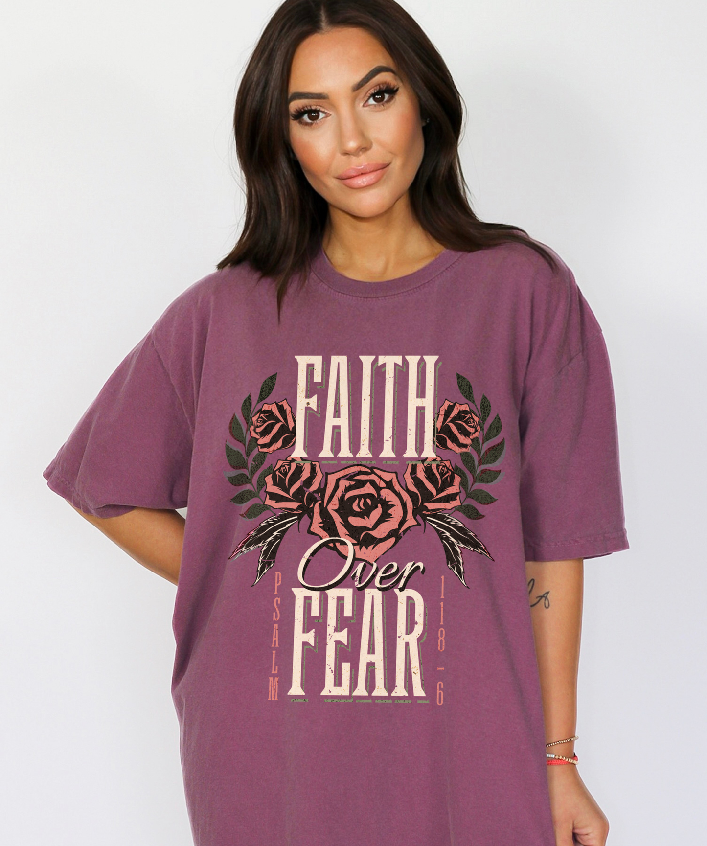 faith over fear ✨ comfort colors