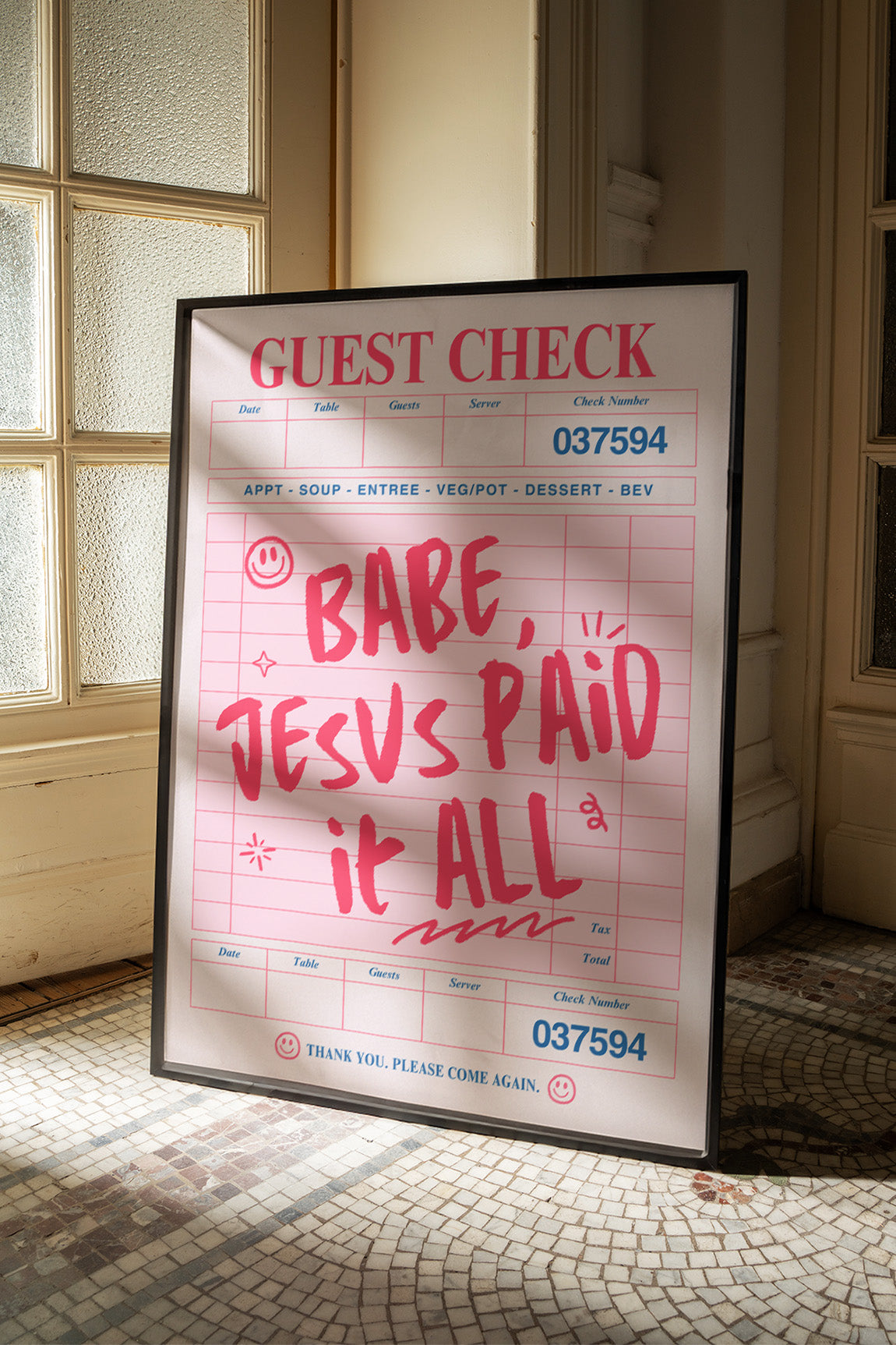 Jesus Paid it All Print