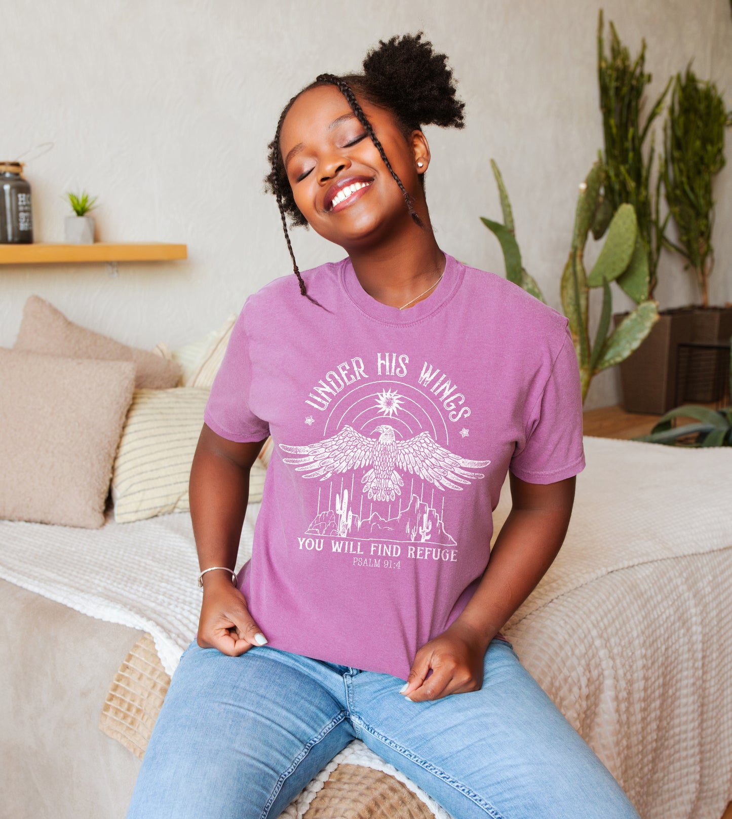 under his wings ✨ comfort colors