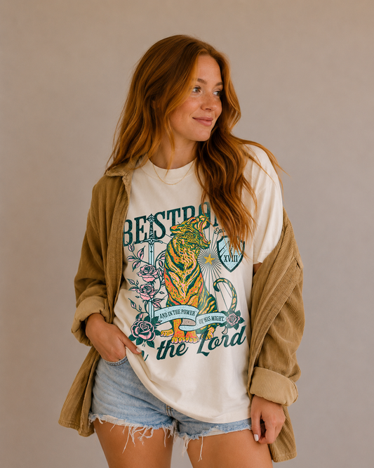 be strong in the lord ✨ comfort colors
