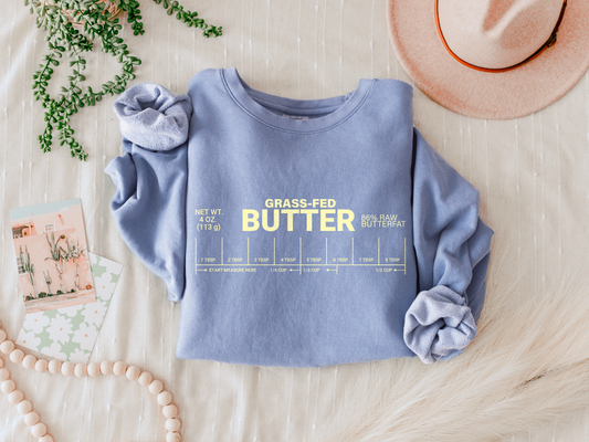 grass-fed butter ✨ comfort colors