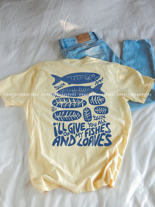 fishes and loaves ✨ comfort colors