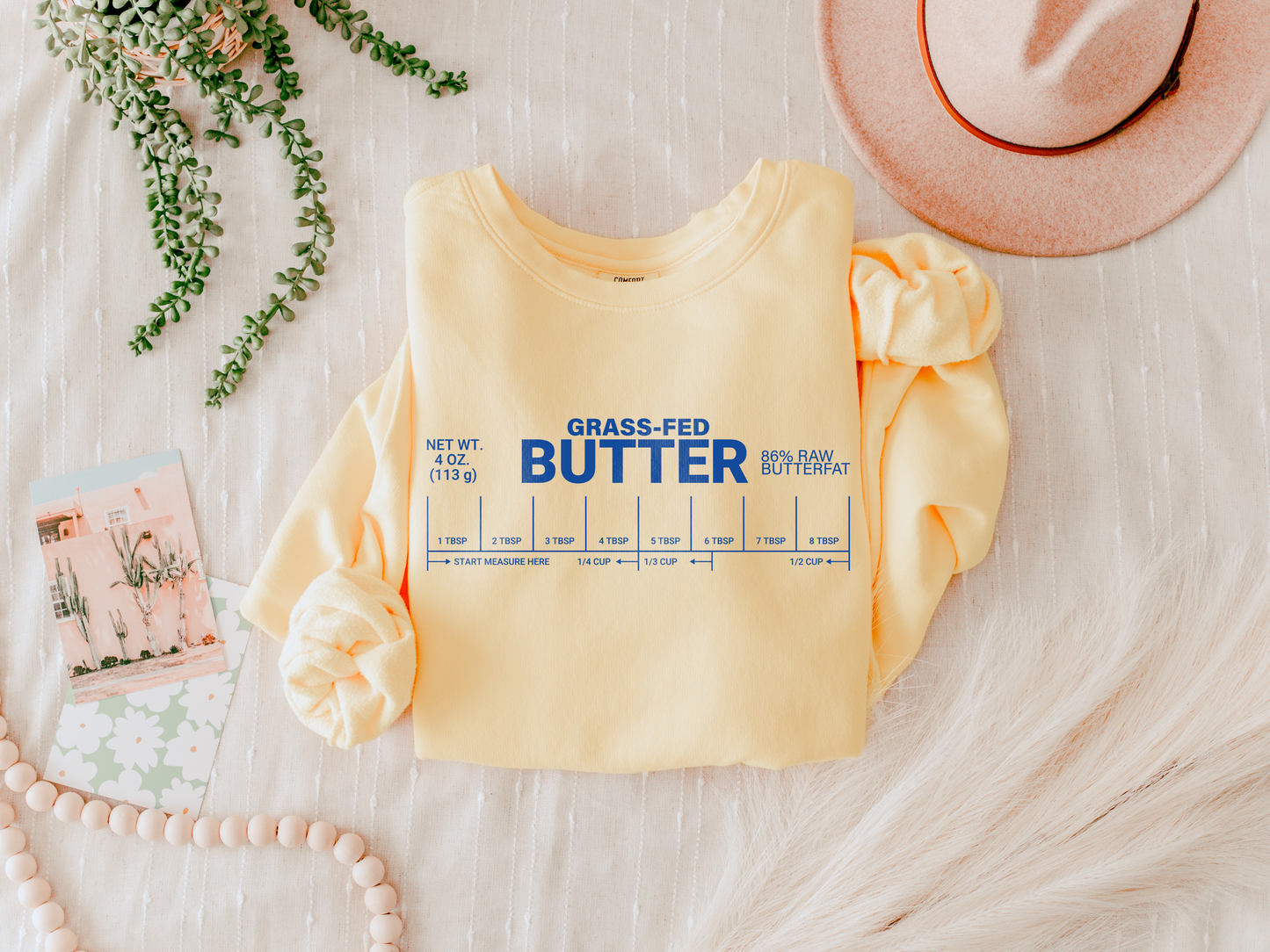 grass-fed butter ✨ comfort colors