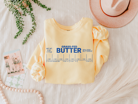 grass-fed butter ✨ comfort colors