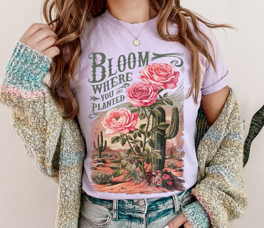 bloom where you are planted ✨ comfort colors