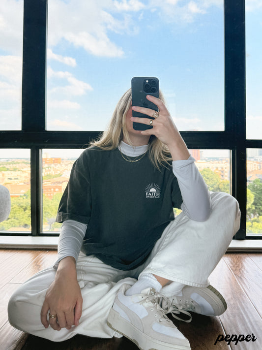 faith over fear ✨ comfort colors