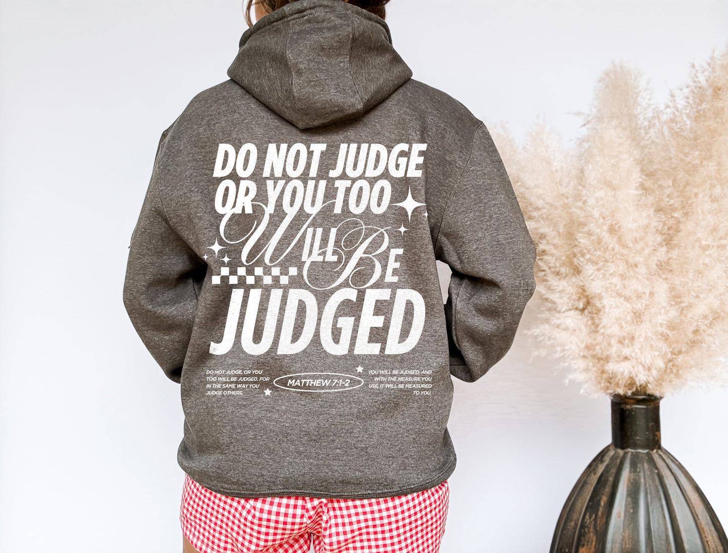 do not judge or you too will be judged hoodie