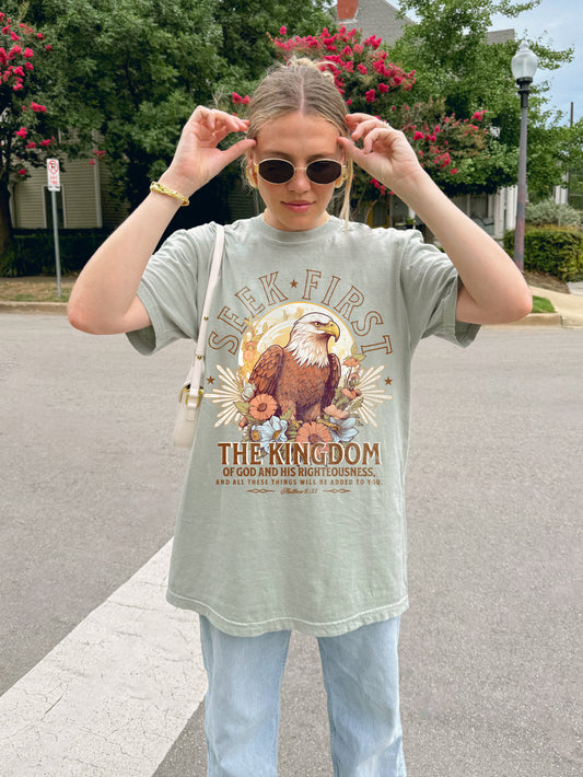 seek first the kingdom ✨ comfort colors