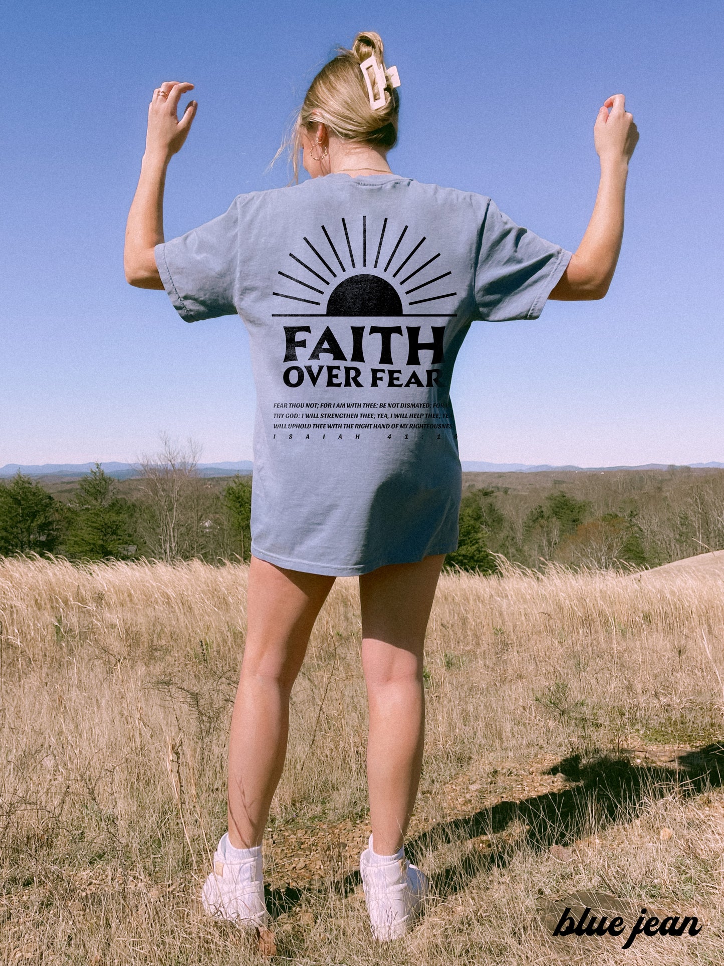 faith over fear ✨ comfort colors