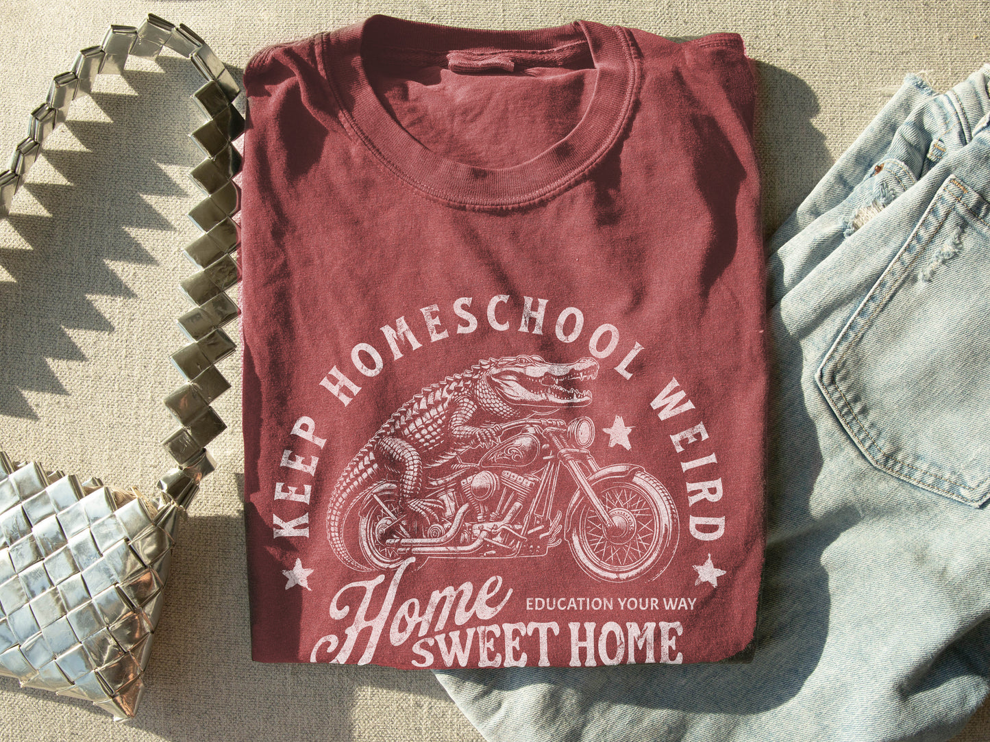 keep homeschool weird ✨ comfort colors