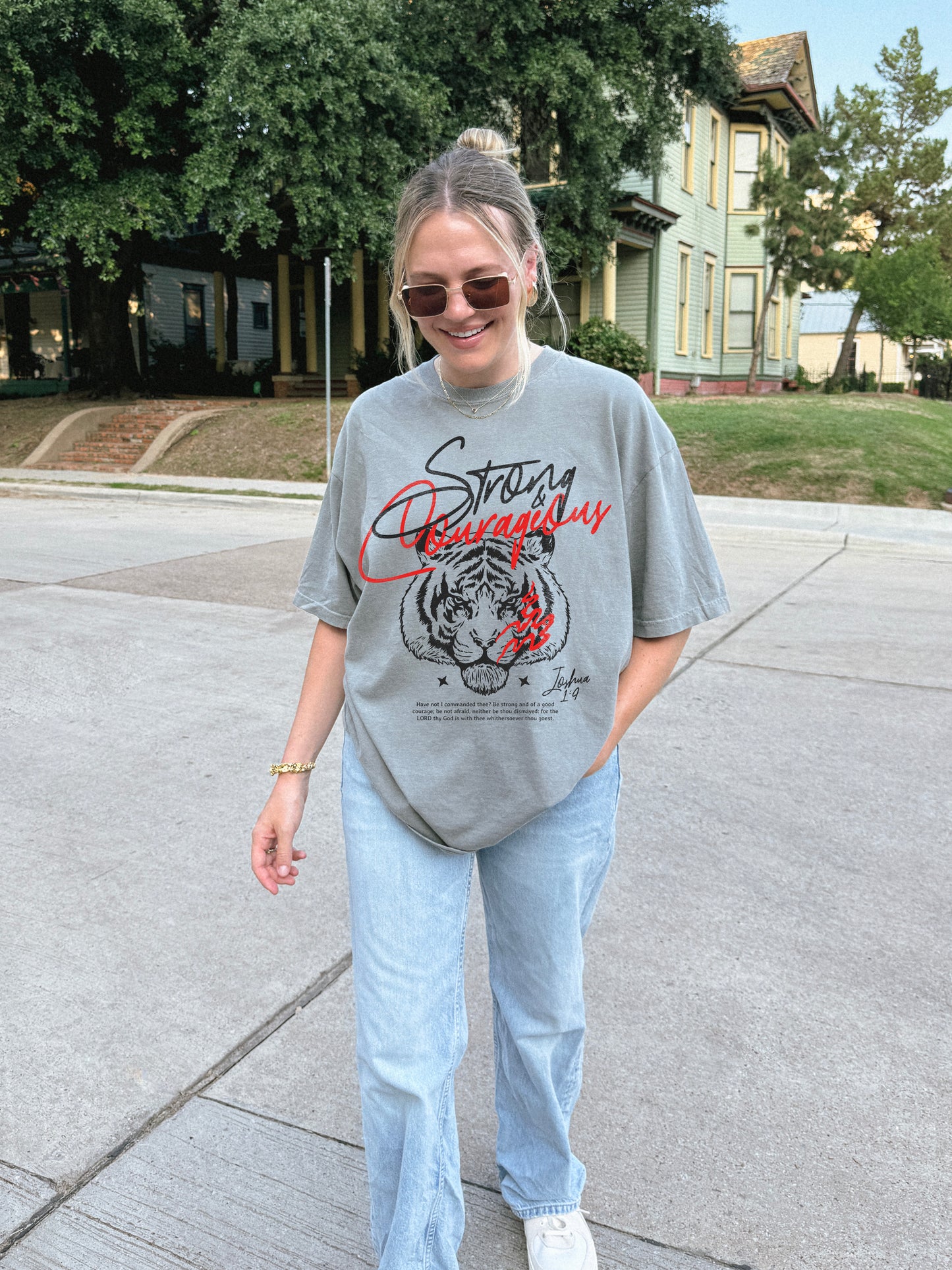 strong & courageous ✨ comfort colors