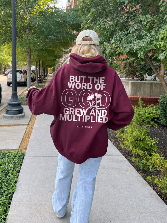 word of god grew and multiplied hoodie
