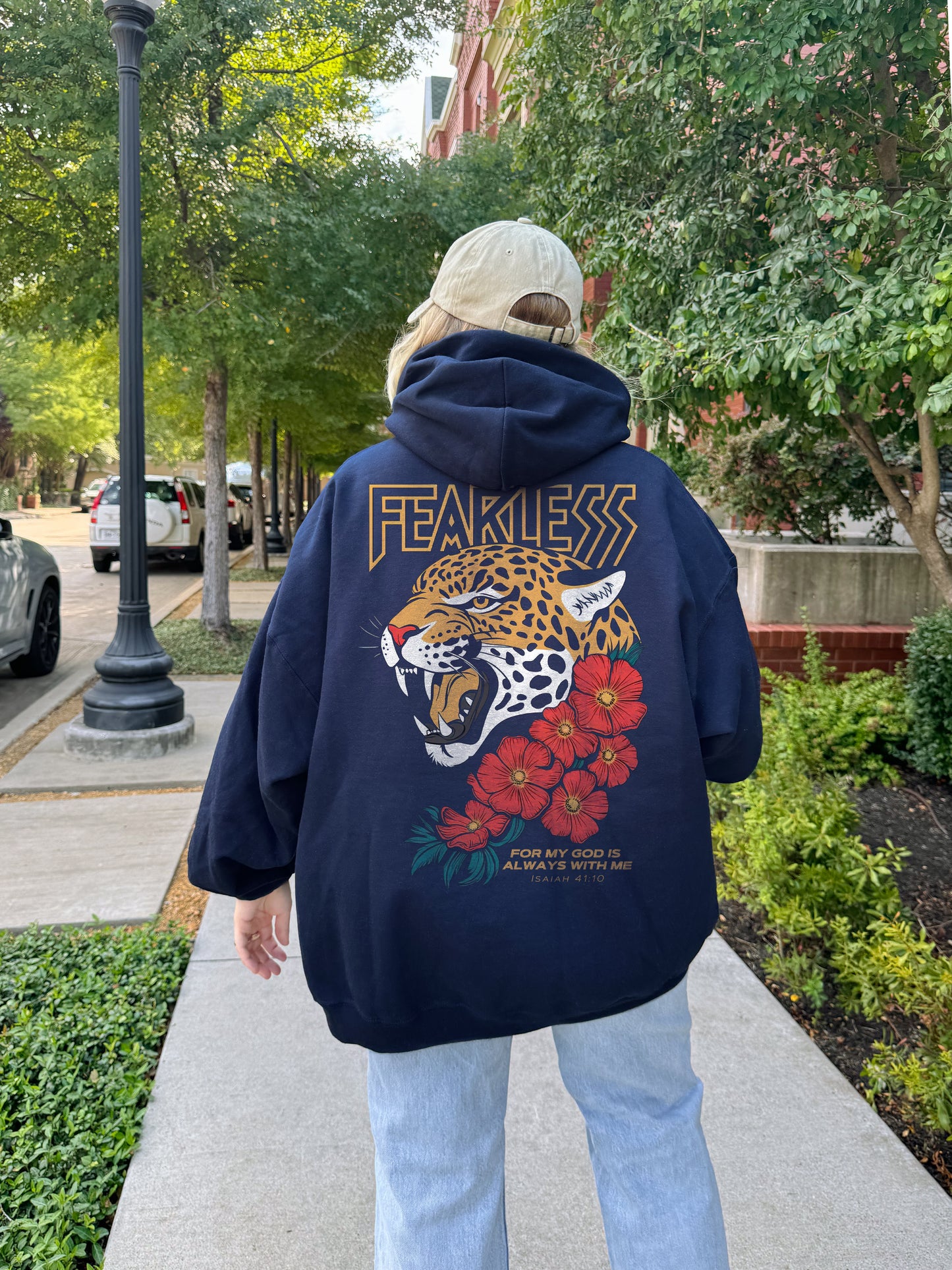 fearless leopard hoodie