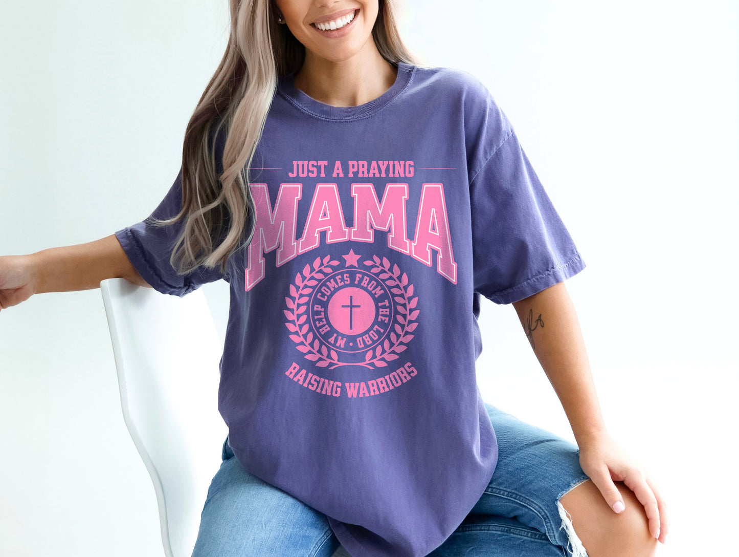 just a praying mama ✨ comfort colors