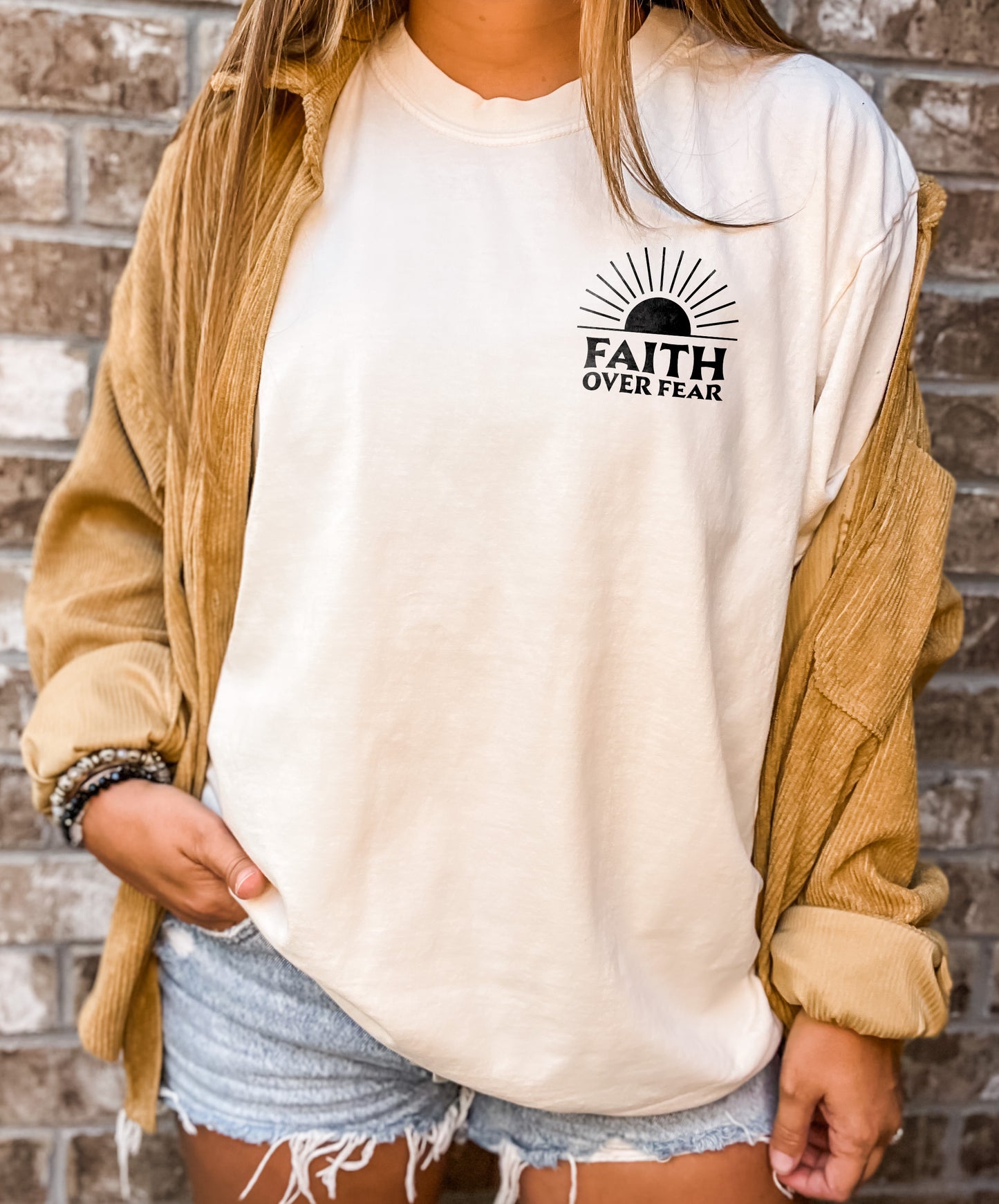 faith over fear ✨ comfort colors