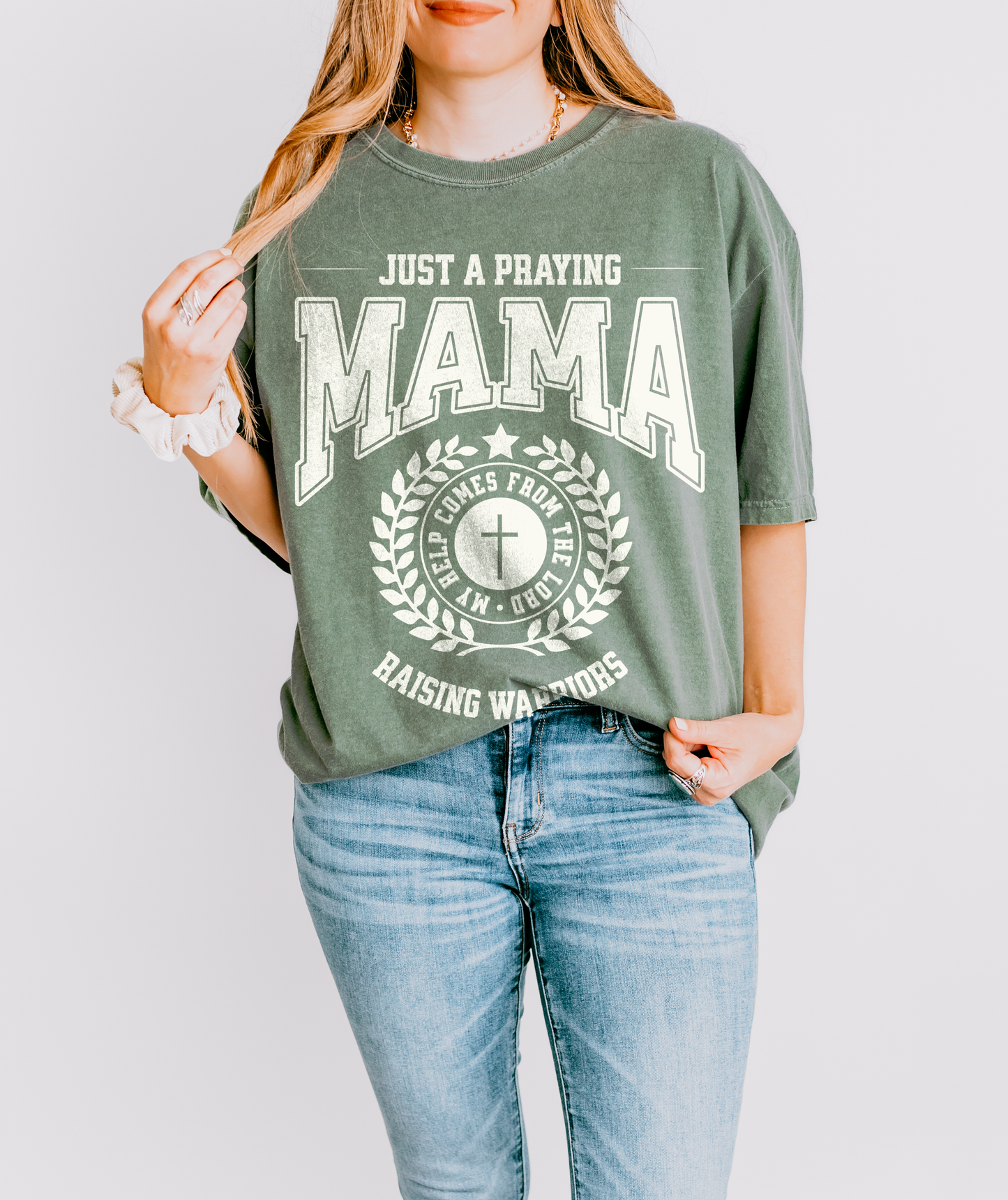 just a praying mama ✨ comfort colors