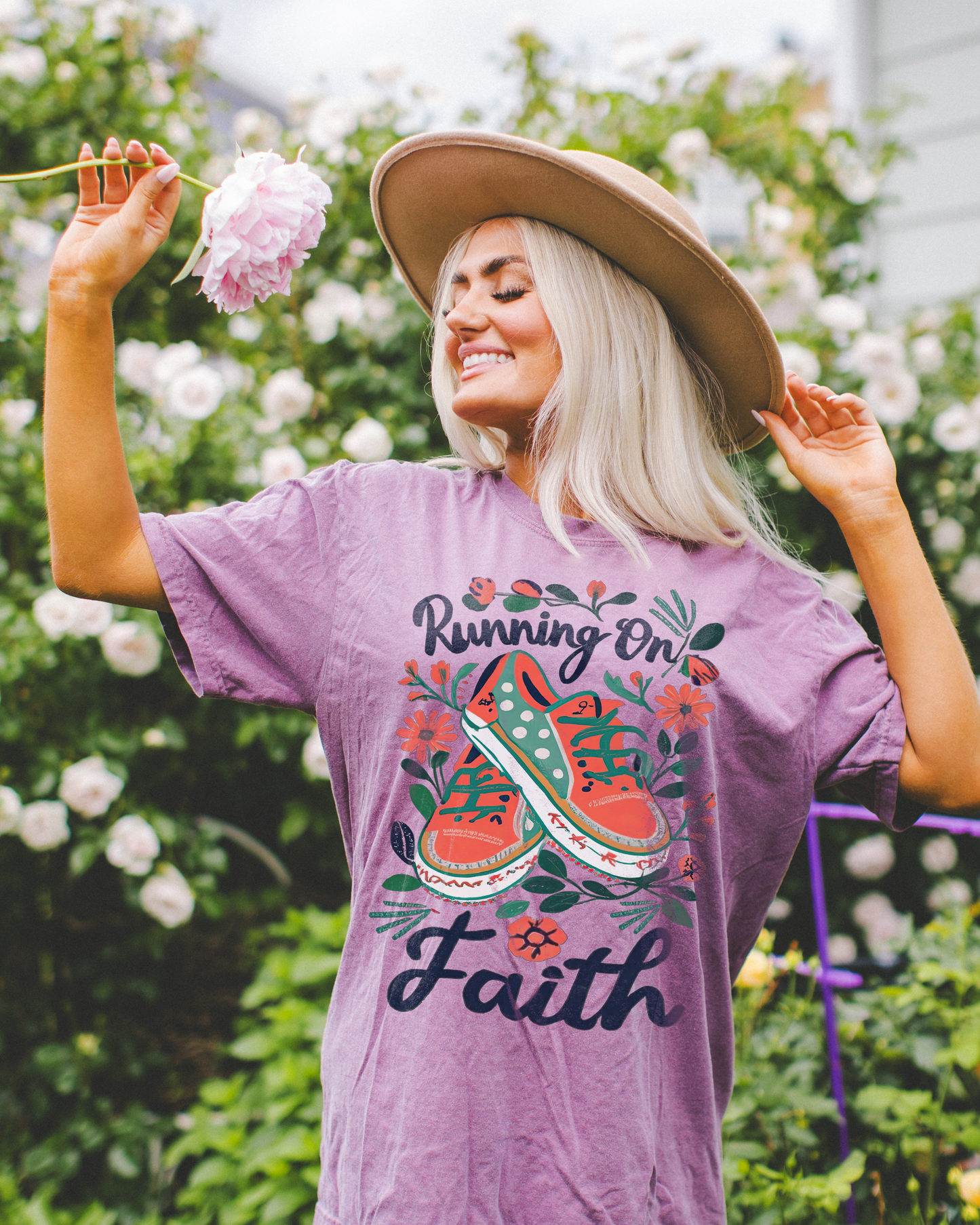 running on faith ✨ comfort colors