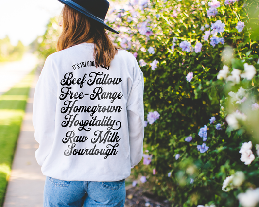 home sweet homestead sweatshirt
