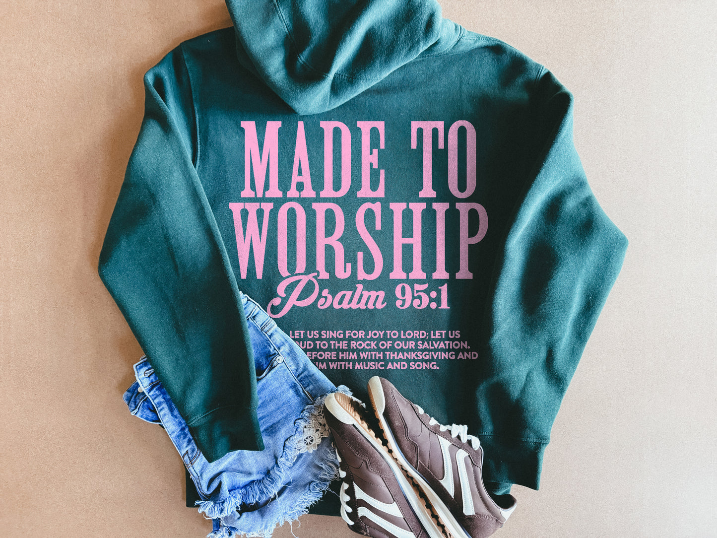 made to worship hoodie
