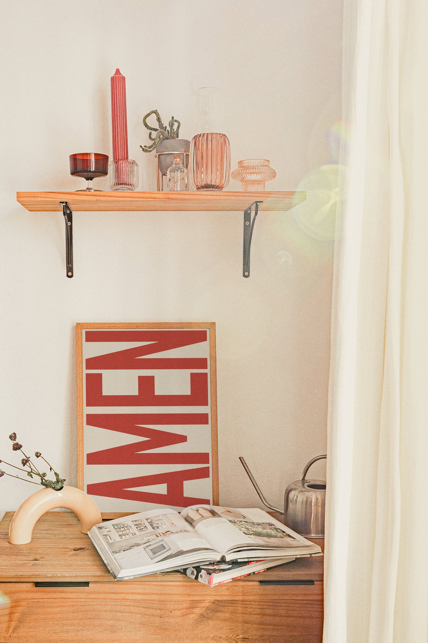 amen typography poster