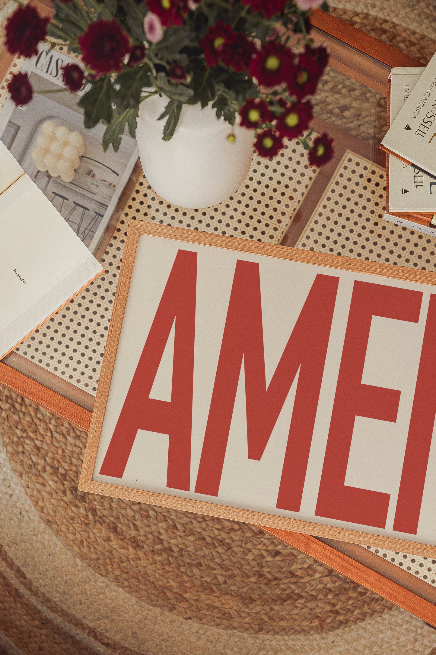 amen typography poster