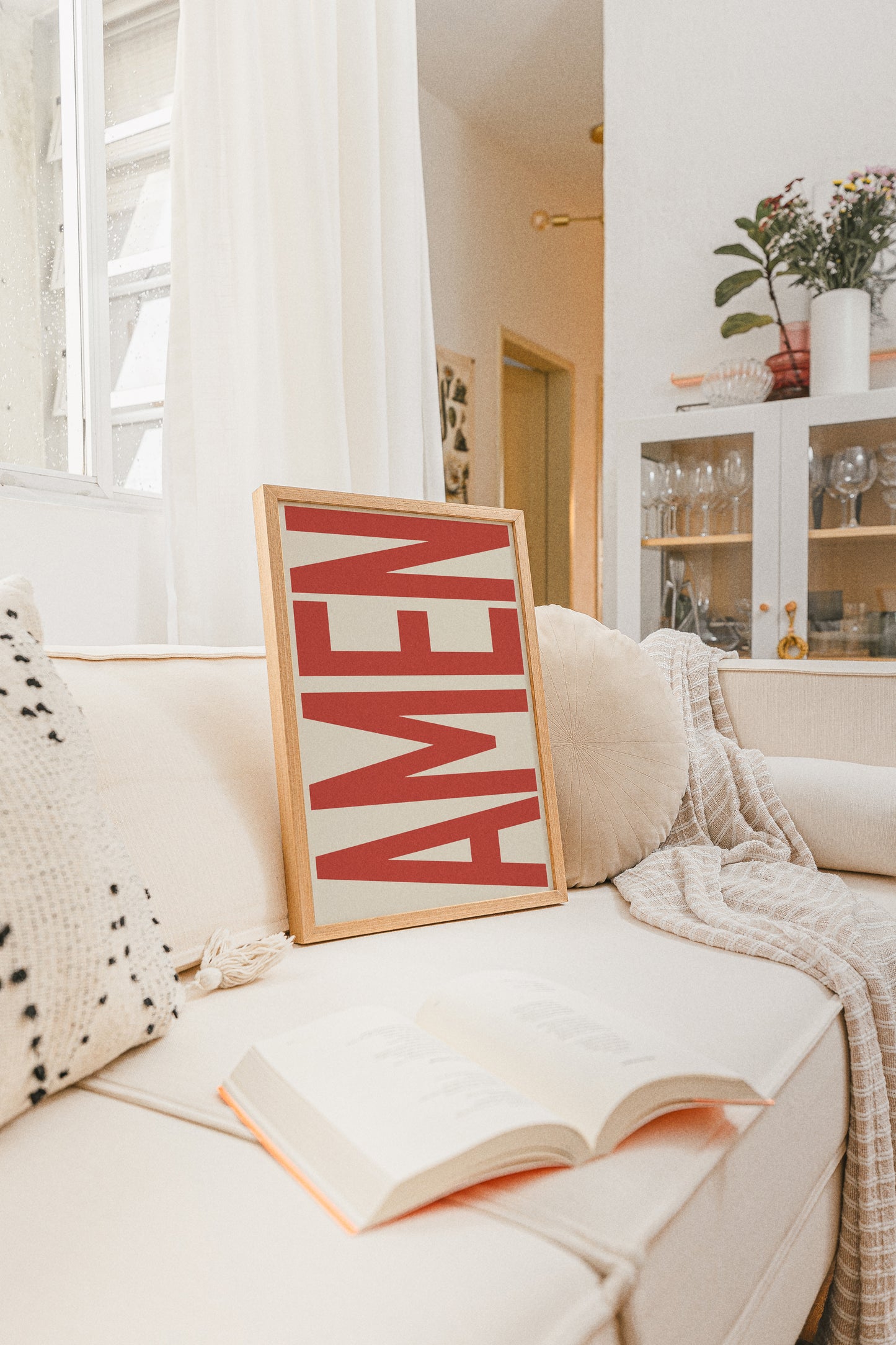 amen typography poster