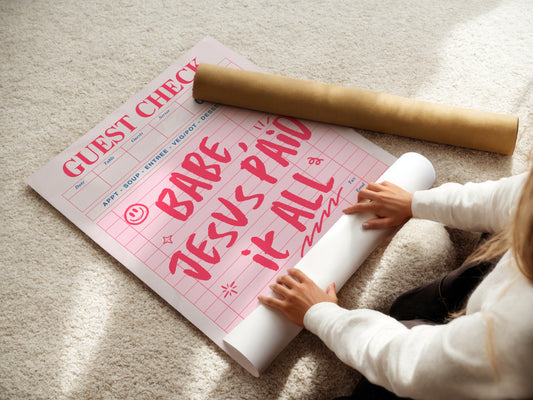 Jesus Paid it All Print