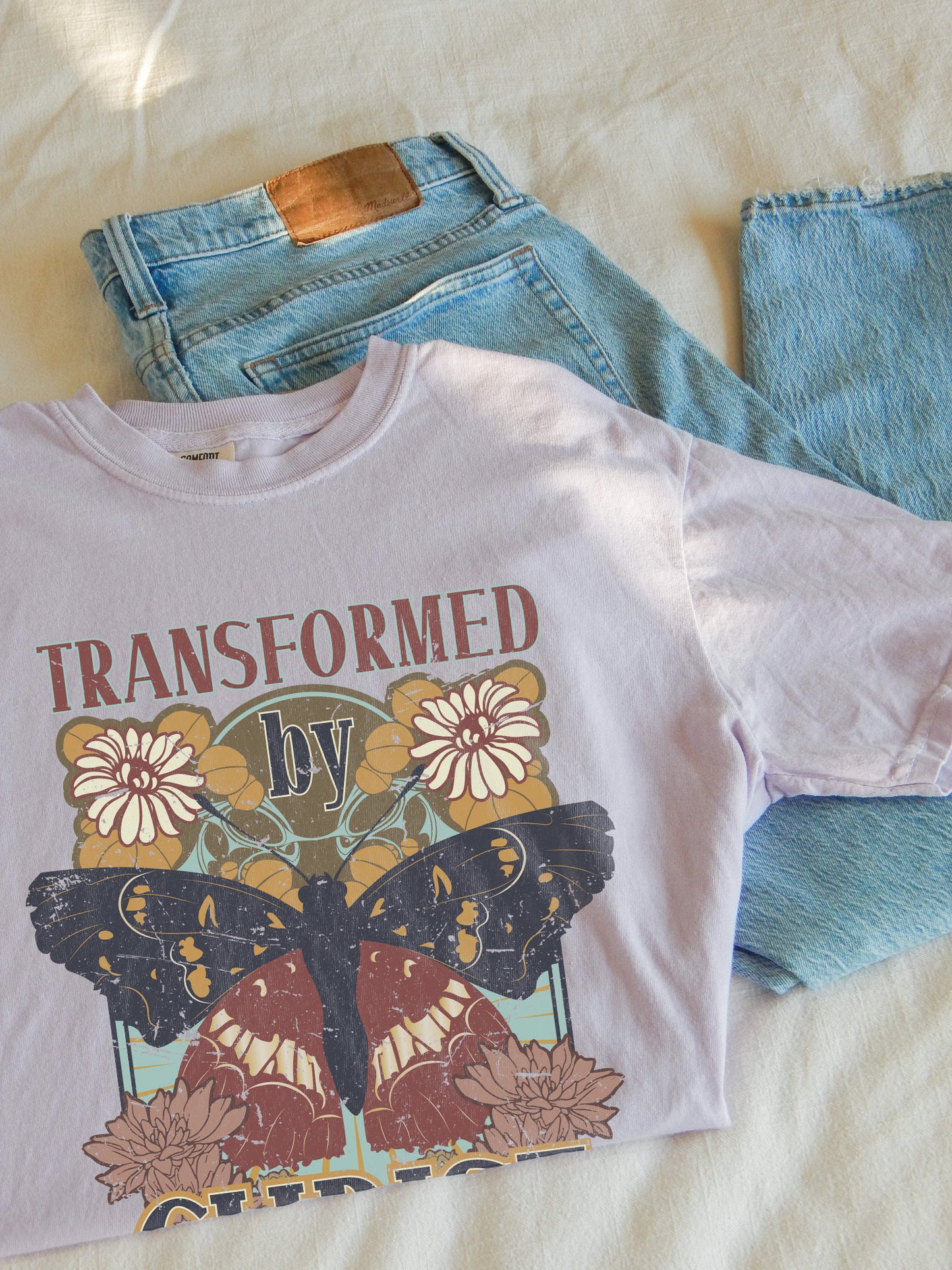 transformed by christ ✨ comfort colors