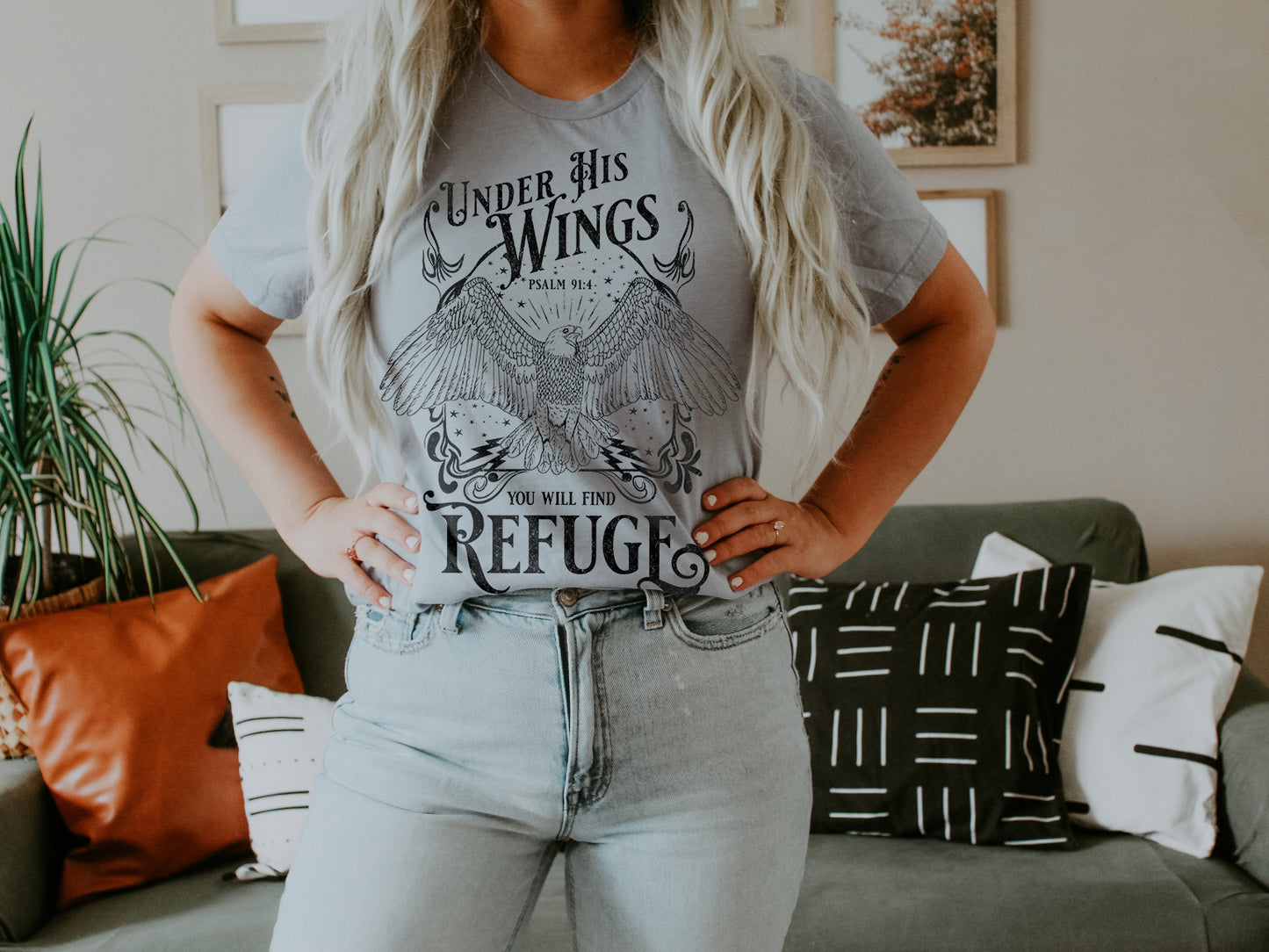 under his wings you will find refuge