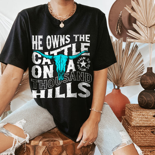 he owns the cattle on a thousand hills